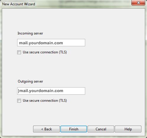 Opera mail : imap Type